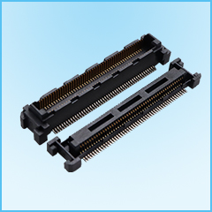 0.5間距 單槽高速信號(hào) 6.0合高 公母座「板對(duì)板連接器」