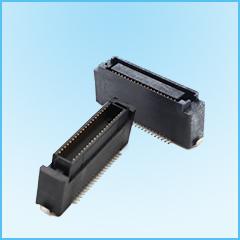 0.8間距 合高16mm 工控專(zhuān)用 公母座板「對(duì)板連接器」