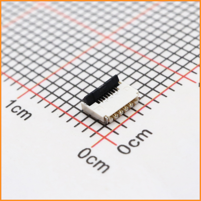 0.3間距1.0高 后鎖雙面接FPC連接器